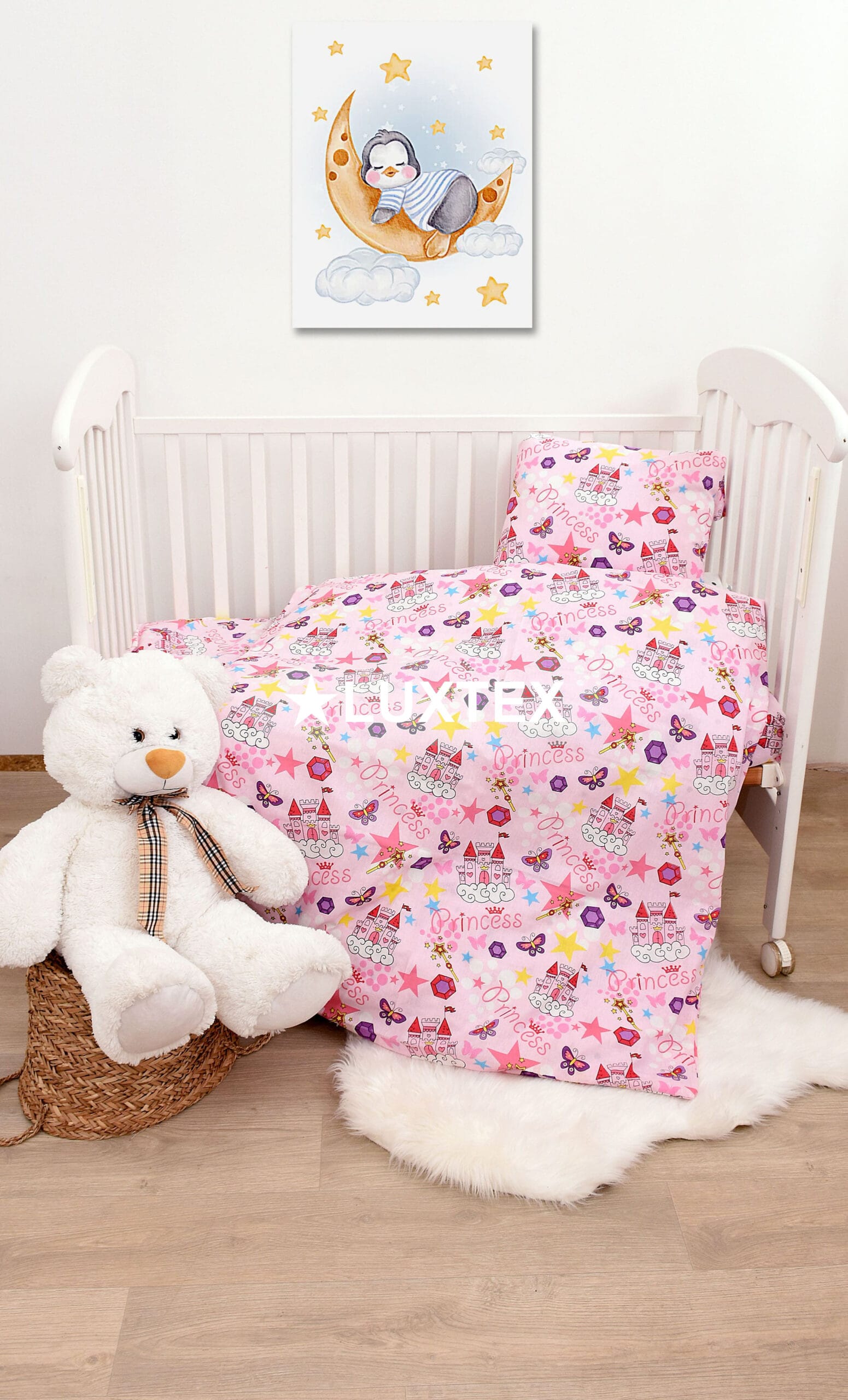 Комплект дитячої постільної білизни, в ліжечко L102