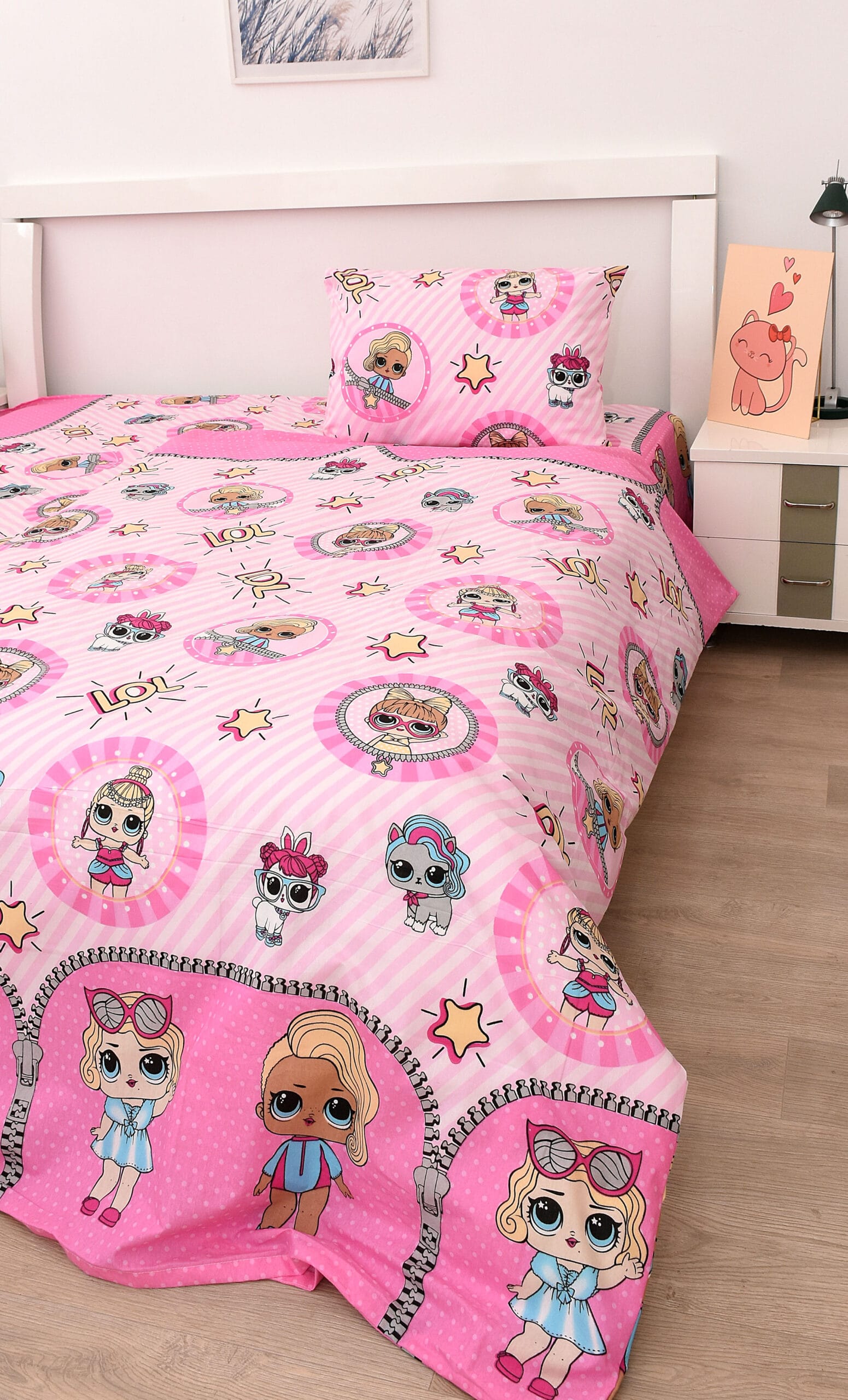 Комплект дитячої постільної білизни півтораспальний D105